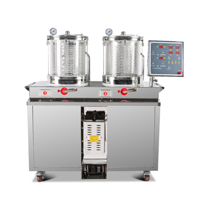 [Dingli/TCP200/2+1] Máy sắc thuốc và đóng túi 2 nồi 20 lít, áp suất